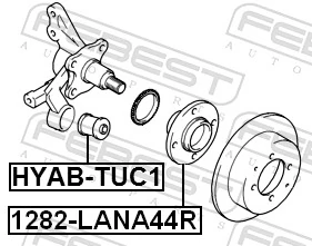 Wheel Hub 1282-LANA44R