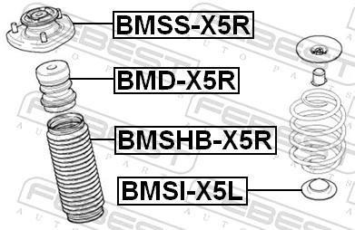 Rubber Buffer, suspension BMD-X5R