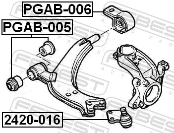 FEBEST 2420-016 Ball Joint