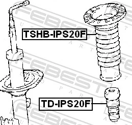 Rubber Buffer, suspension TD-IPS20F