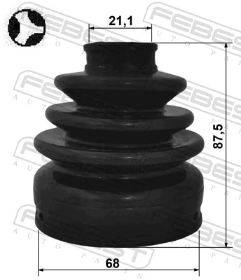 Bellow Kit, drive shaft 3515-NL3RT