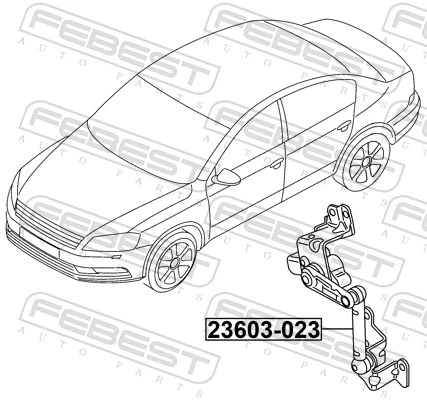 Sensor, headlight levelling 23603-023
