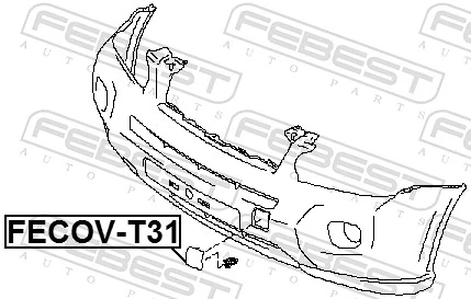 FEBEST FECOV-T31 Cover, bumper