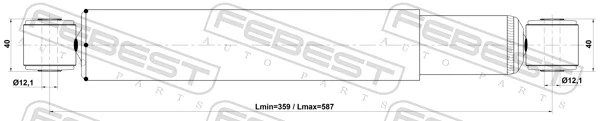 FEBEST 23110-007R Shock Absorber