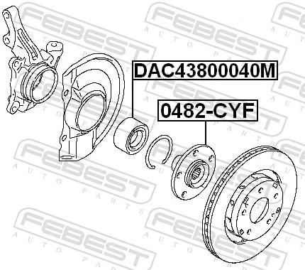 Wheel Hub 0482-CYF