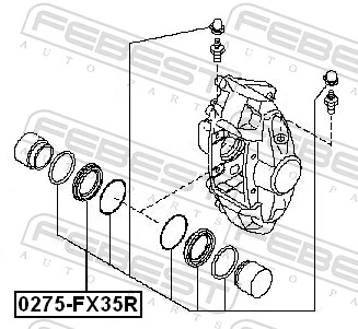 Repair Kit, brake caliper 0275-FX35R