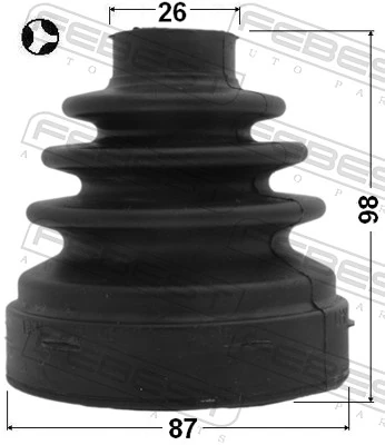 Bellow, drive shaft 2115-CA223LHT