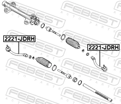 FEBEST 2221-JDLH Tie Rod End