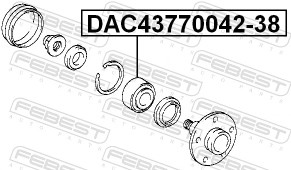 Wheel Bearing DAC43770042-38