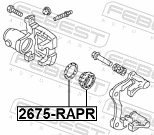Repair Kit, brake caliper 2675-RAPR