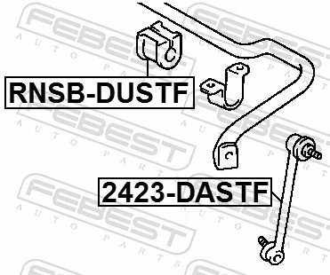Stange/Strebe, Stabilisator 2423-DASTF