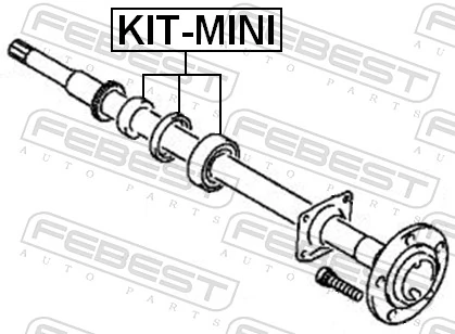 Bearing, drive shaft KIT-MINI
