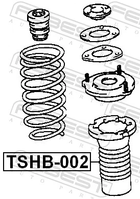 FEBEST TSHB-002 Protective Cap/Bellow, shock absorber