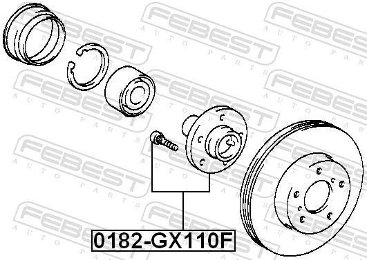 Wheel Hub 0182-GX110F