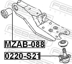 FEBEST 0220-S21 Ball Joint