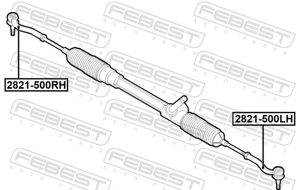 Tie Rod End 2821-500RH