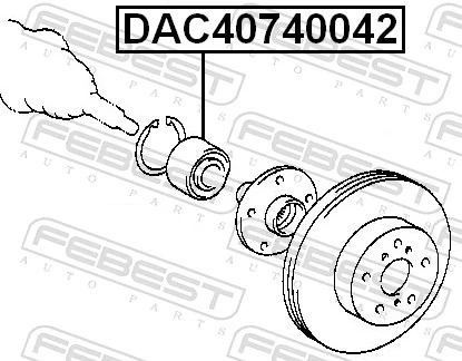 Wheel Bearing DAC40740042