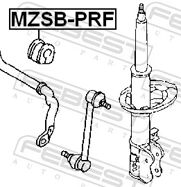 Mounting, stabiliser bar MZSB-PRF