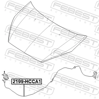 Bonnet Cable 2199-HCCA1