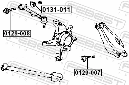 FEBEST 0129-007 Camber Correction Screw