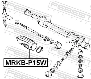 FEBEST MRKB-P15W Bellow, steering