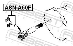Joint, propshaft ASN-A60F