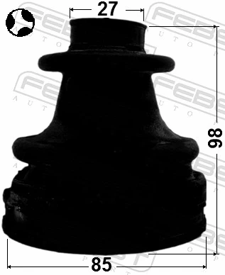 Bellow, drive shaft 2115-GEMTT