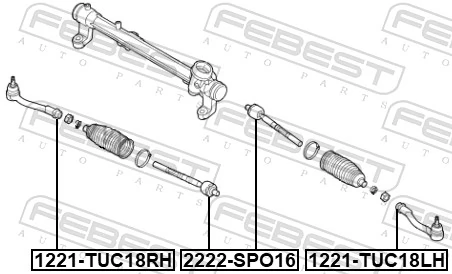 Inner Tie Rod 2222-SPO16
