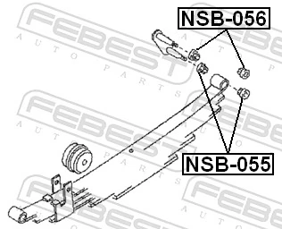 Bushing, leaf spring NSB-055