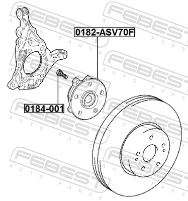 Wheel Hub 0182-ASV70F