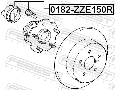 Wheel Hub 0182-ZZE150R