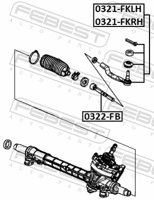 Inner Tie Rod 0322-FB