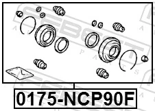 Repair Kit, brake caliper 0175-NCP90F