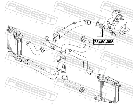 Hose, air supply 23450-005