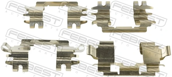 FEBEST 0303-EUF-KIT Accessory Kit, disc brake pad