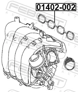 FEBEST 01402-002 Gasket, intake manifold