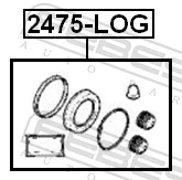Repair Kit, brake caliper 2475-LOG