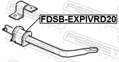 FEBEST FDSB-EXPIVRD20 Mounting, stabiliser bar