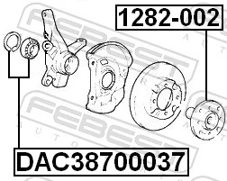 Wheel Hub 1282-002