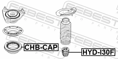 Rubber Buffer, suspension HYD-I30F