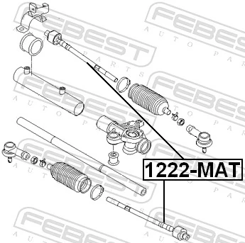 Inner Tie Rod 1222-MAT