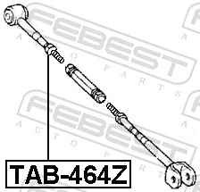Mounting, control/trailing arm TAB-464Z