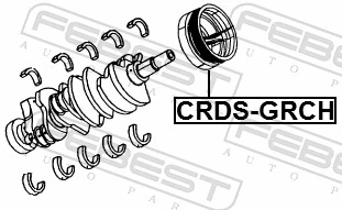 FEBEST CRDS-GRCH Belt Pulley, crankshaft