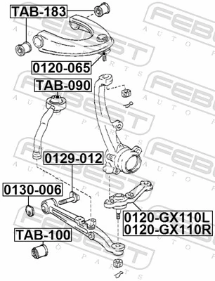 FEBEST 0129-012 Camber Correction Screw