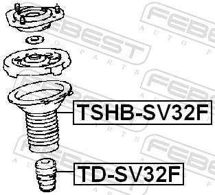 Protective Cap/Bellow, shock absorber TSHB-SV32F