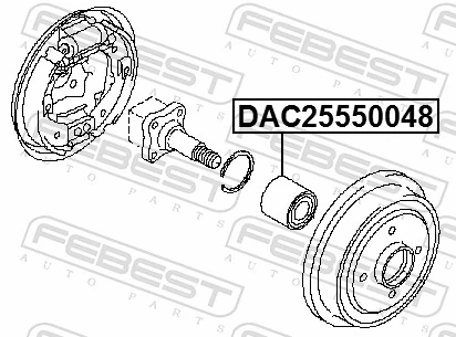 Wheel Bearing DAC25550048