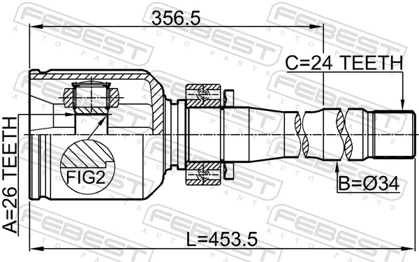 Joint Kit, drive shaft 0111-AGV15RH
