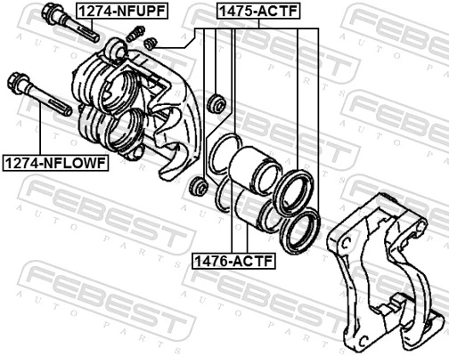 Repair Kit, brake caliper 1475-ACTF