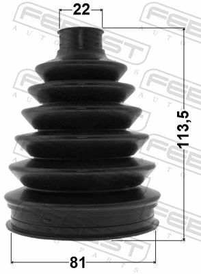 Bellow, drive shaft 0317P-JAZZ