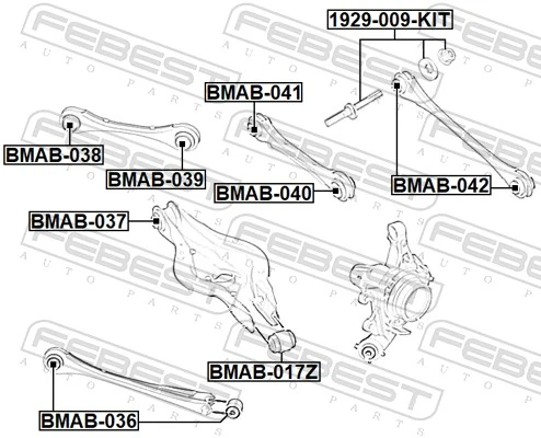 FEBEST 1929-011-KIT Camber Correction Screw